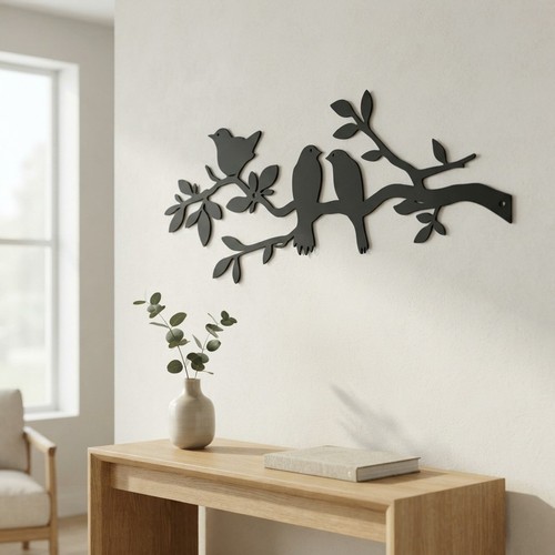 Elegant metal birds wall - elegant,
