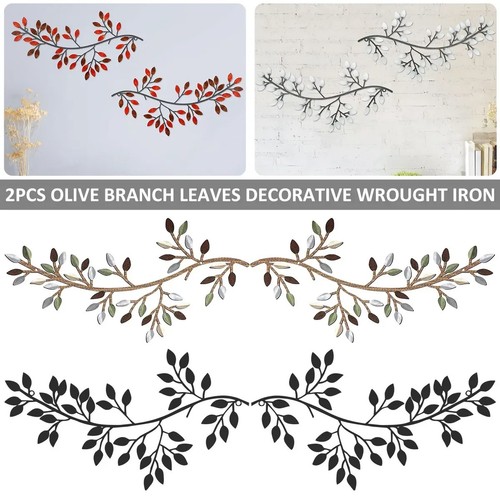 2pcs metal wall art - 2pcs, tree