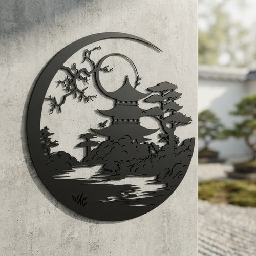 Stunning black iron wall art - iron,