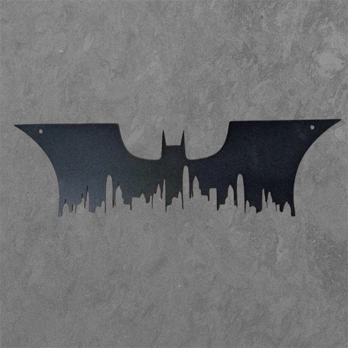 Batman gotham metal - batman, wall