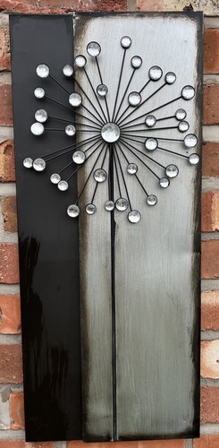 Metal dandelion wall art - dandelion, with