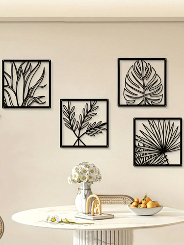 Modern black metal - black, botanical