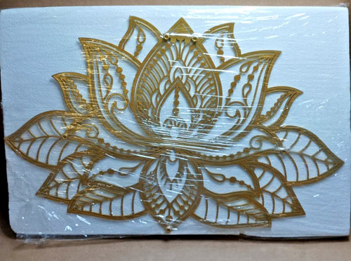 Mandala metal wall decor - metal,