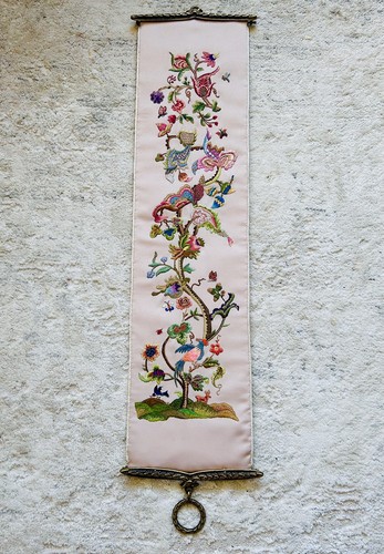 Vintage needlepoint bell - vintage,