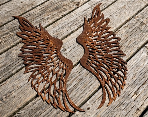Angel wings metal wall art - wings,