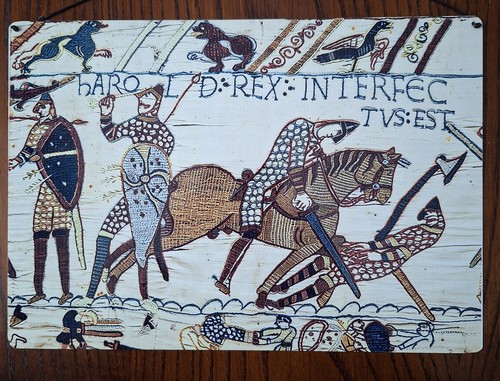 Large bayeux tapestry death - large,