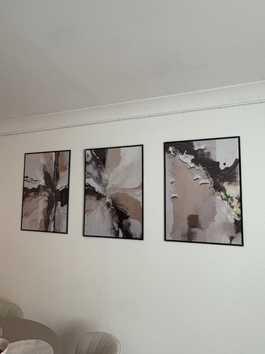 Wall art black gold - art,