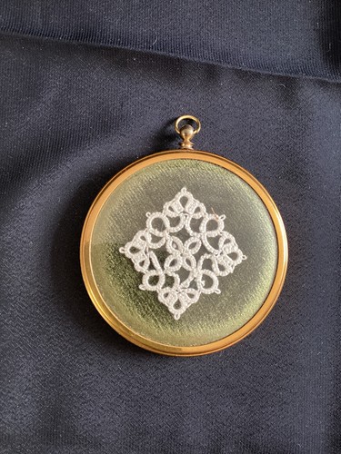 Vintage miniature lace brass - vintage,