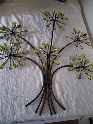 Metal floral wall - floral,