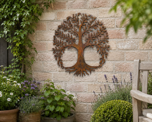 Metal tree life wall art - metal,