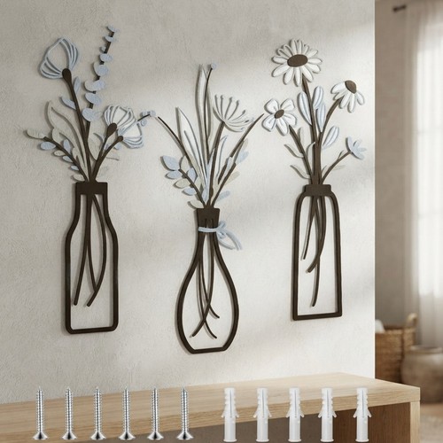 Elegant metal flowers - elegant,