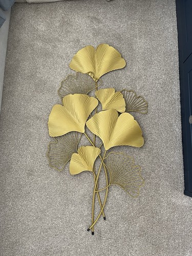 Ginkgo leaf metal - ginkgo, wall