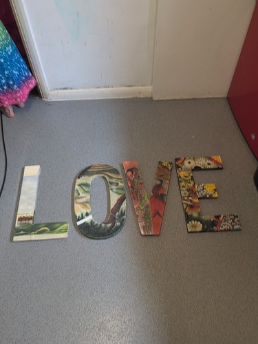 Wall art love made in - art, ,