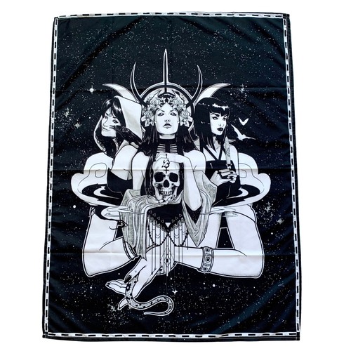 Witch sisters tapestry - witch,