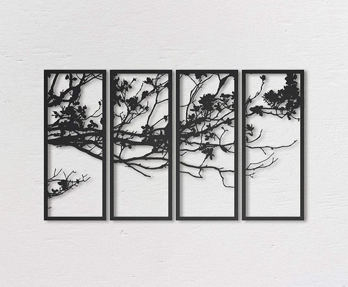 Metal wall art - xl, black