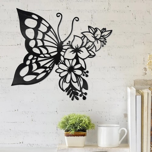 Metal butterfly wall art - butterfly,