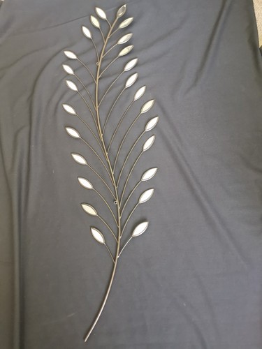 Wall art metal branch with - metal,